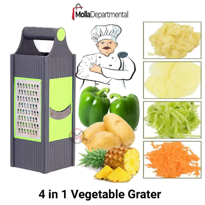 Buy Plastic 4 in 1 Vegetable Slicer/Potato Chips Maker Grater with 4 Sides Vegetable Choppers-Potato Chips Maker Vegetable Potato Slicer and Smooth Grip  Online at Best Price In Bangladesh