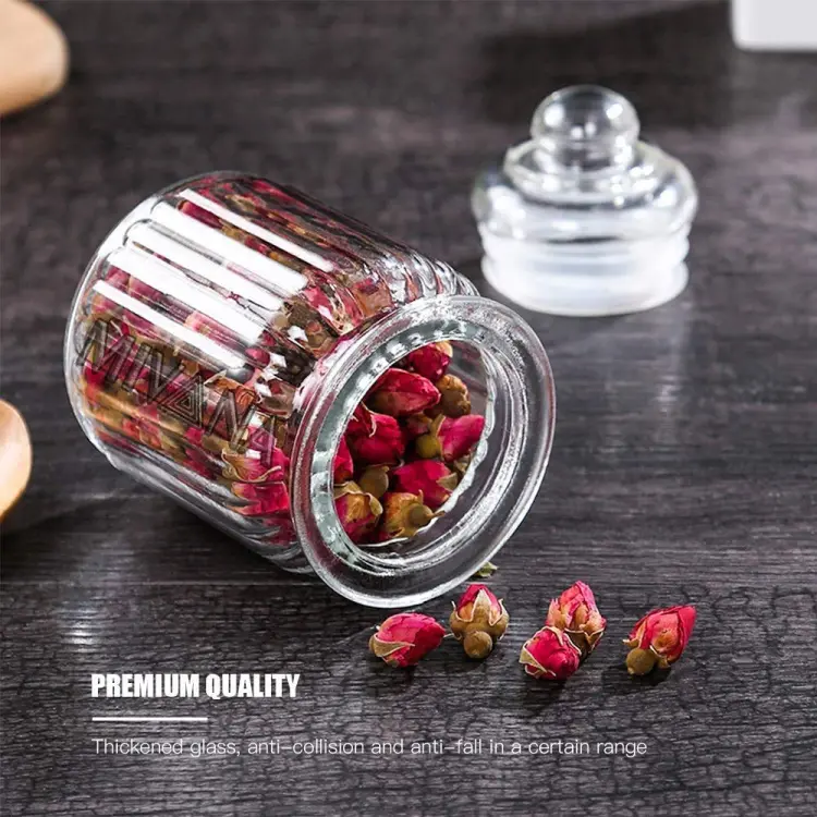 Buy 1pcs-300ml-glass-jars-with-lids-small-mason-jars-candy-cookie-coffee-tea-seeds-nuts-spice-jar-buffet-jar-decoration-diy-jars-75-cm-dia-x-13cm-h Online at Best Price In Bangladesh