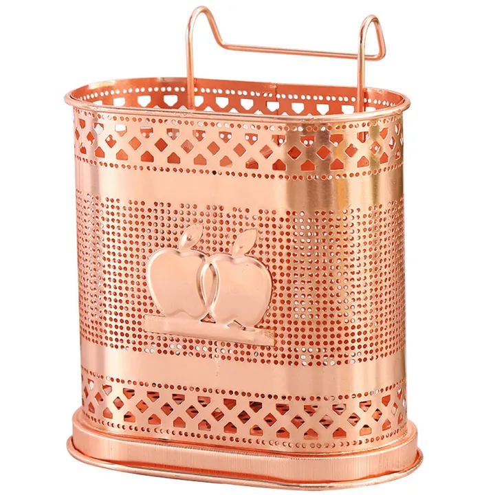 Buy kitchen-supplies-cutlery-draining-holder-storage-box-wall-hanging-stainless-steel-utensil   Online at Best Price In Bangladesh