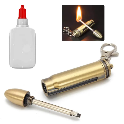 Buy permanent-match-metal-matchstick-fire-starter-waterproof-keychain-lighter-emergency-flint-match-best-gifts-for-camping-survival-enthusiast-with-fuel  Online at Best Price In Bangladesh