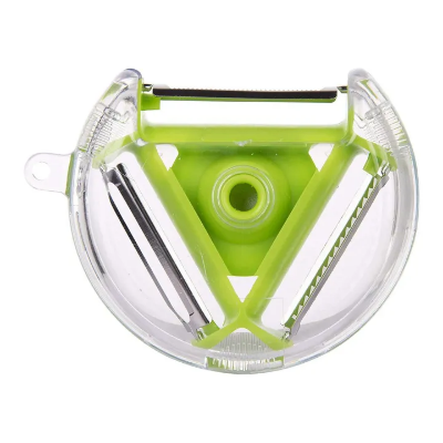 Buy 3-in-1-plastic-creative-new-product-kitchen-tools-fruit-planning-round-peeler-stainless  Online at Best Price In Bangladesh