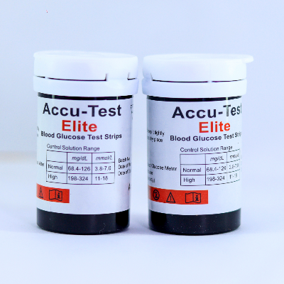 Picture of Accu Test Elite Blood Glucose Check Strip 50 Pcs