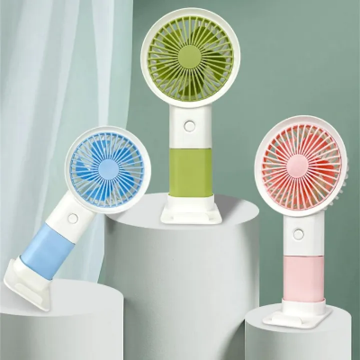 Buy 1-pcs-handheld-high-wind-portable-fan-with-stand-for-summer-cull-wind Online at Best Price In Bangladesh