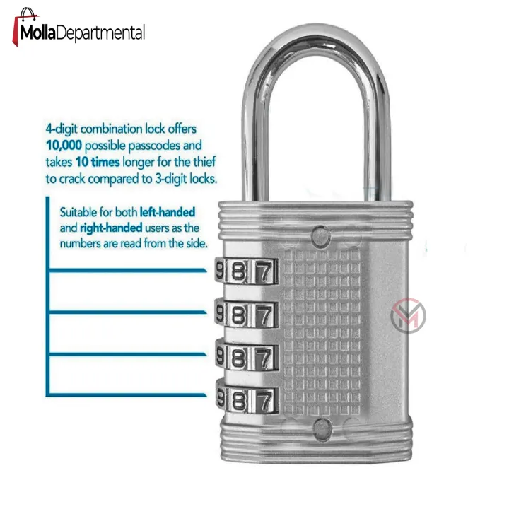 Buy Ensemble Yourself - Easily Usable - 4-Digit Safe PIN Hand Bag Shaped Combination Padlock Lock - Easy To maintain - Understated Sophistication   Online at Best Price In Bangladesh