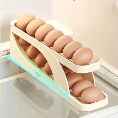 Buy 1PCS same as picture Refrigerator-Egg despensir Automatic-Egg Dispenser Plastic Rolling-Egg Holder Kitchen Organizer  Online at Best Price In Bangladesh