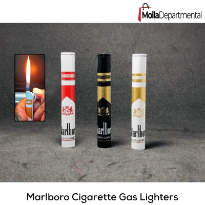 Buy Marlboro Cigarette Gas Lighter Slim Size Refillable Butane Gas Metal Cigarette Shaped Lighter    Online at Best Price In Bangladesh