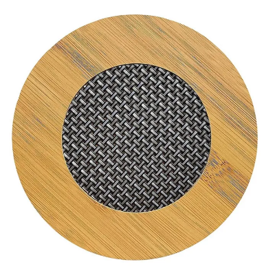 Buy  Bamboo Wooden Round Coaster for Home Pan Pot Holder for Dining Table 1 pcs (M size)   Online at Best Price In Bangladesh