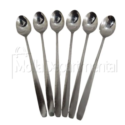 Buy 6 pcs stainless steel long hundle pickling spoon silver colour 8 inch long Online at Best Price In Bangladesh