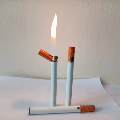 Buy  1 pcs Mini cigarette lighter, metal lighter, butane, open, flame, accessory    Online at Best Price In Bangladesh