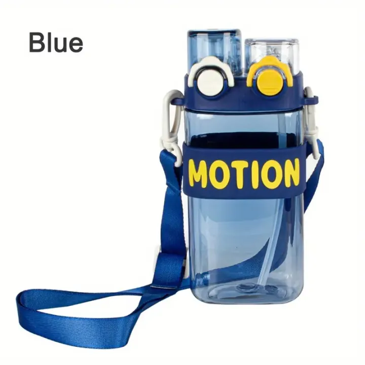 Buy 1pc, Double Drink Water Bottle With Straw And Strap, Clear Plastic Water Cups, Cute Cartoon Portable Drinking Cups, Summer Drinkware, Travel Accessories, Birthday Gifts  Online at Best Price In Bangladesh