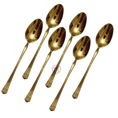 Buy(6 pcs or 1 pcs) Big Size Heavy Table Spoon premium quality Big Size Table spoon 20 cm long Table spoon Golden spoon ,Best tableware Table Spoon  at Best Price In Bangladesh