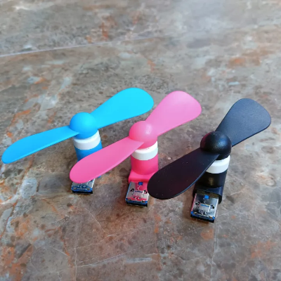Buy  All in one OTG fan For Type C, Micro USB and Type A , OTG cooling fan for summer,mini cooling fan (Multicolor) C type OTG Converter   at Best Price In Bangladesh