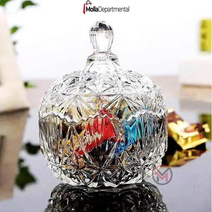 Buy  Doorgift Kaca Glassware / Candle Jar / Doorgift VIP kahwin / Exclusive Gift / Balang Bekas Kaca/Crystal Bowl at Best Price In Bangladesh
