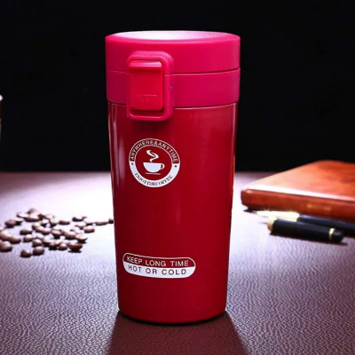 Buy Vacuum Insulated Travel Stainless Steel Tea Coffee Flask Thermos Mug | Tumbler with Flip Lid Mesh Strainer Hot and Cold for 6 Hours at Best Price In Bangladesh