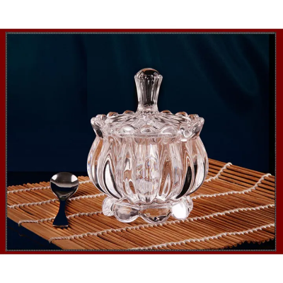 Buy  Glass Bowl with Lid Multipurpose Decorative Item Serving Fruit Dry Fruits Chocolates Snacks Pickle Dessert Tea at Best Price In Bangladesh