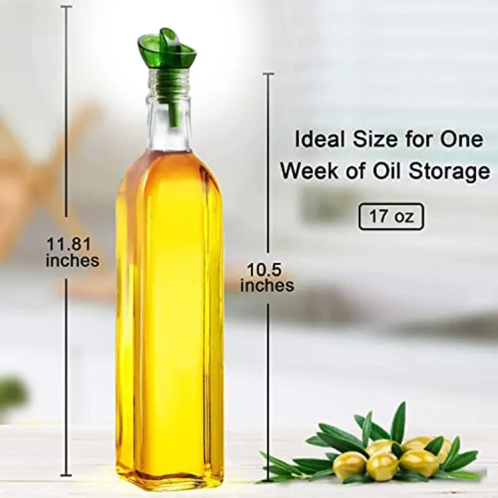 Buy  500 ml Glass Oil Vinegar Bottle 1 pcs at Best Price In Bangladesh