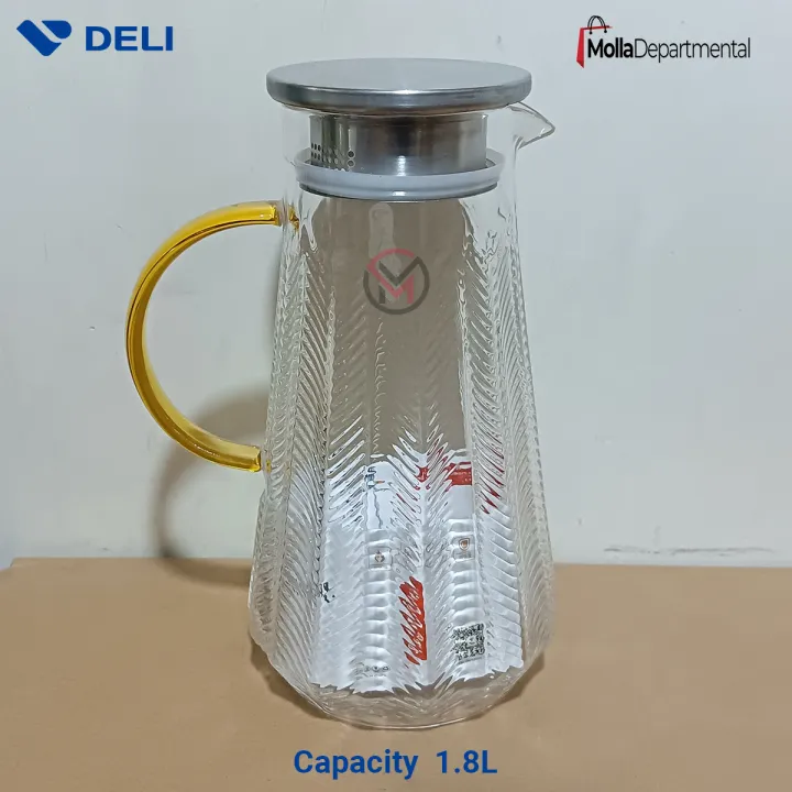 Buy 1 pcs GLASS PITCHER, GPH95,1800ML at Best Price In Bangladesh