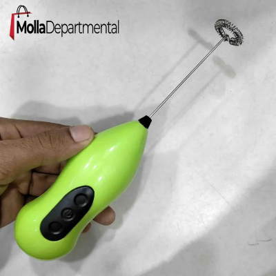 Buy Electric Handheld Milk Wand Mixer Frother For Latte Coffee Hot Milk, Milk Frother For Coffee, Egg Beater, Hand Blender, Coffee Beater With Stand (Multi) - Coffee Mixer at Best Price In Bangladesh