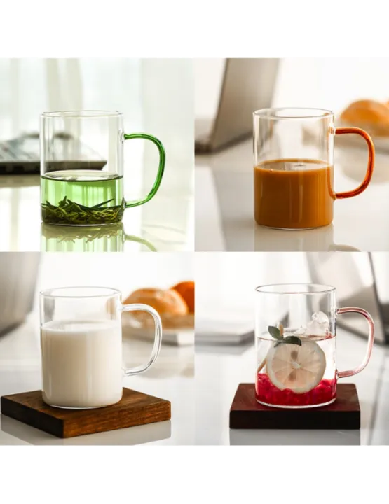 Buy  Borosilicate Heat Resistant Straight Mug 450ml , Set Of 4 at Best Price In Bangladesh