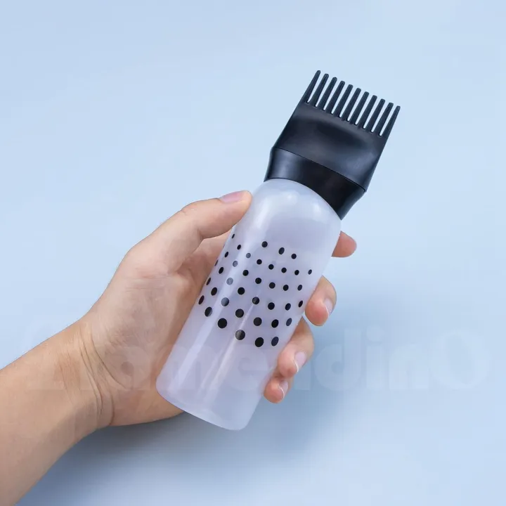 Buy 1 pcs Root Comb Applicator Bottle with Graduated Scale Colorful Plastic Squeeze Bottle Applicator Brush for Hair Dye Home Salon  at Best Price In Bangladesh