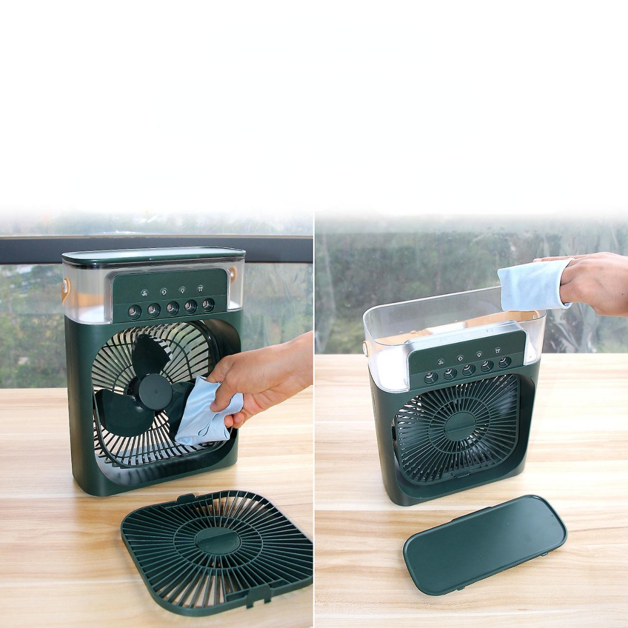 Picture of Rechargeable & Portable Cooler Fan with Purifying Spray Fragrance,180° rotation [Top Selling]