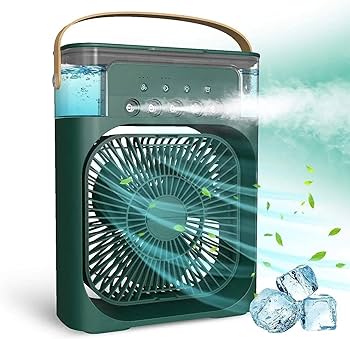 Picture of Rechargeable & Portable Cooler Fan with Purifying Spray Fragrance,180° rotation [Top Selling]