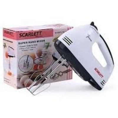 Picture of Electric Egg Beater and Mixer for Cake Cream - White