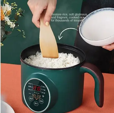 Picture of Electric Cooker Multifunctional Nonstick Household Cooker 1-2 Person Single/Double Layer Hot Pot Electric Rice Cooker Machine