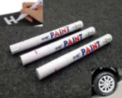 Picture of White Marker Pen, Permanent oil based fast drying marker