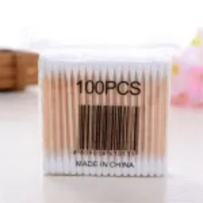 Picture of Cotton Buds of wooden stick
