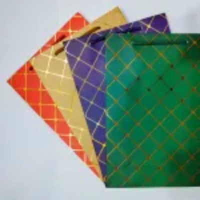 Picture of Gift Bag Square Printed (Medium Size: 19×27×8cm)