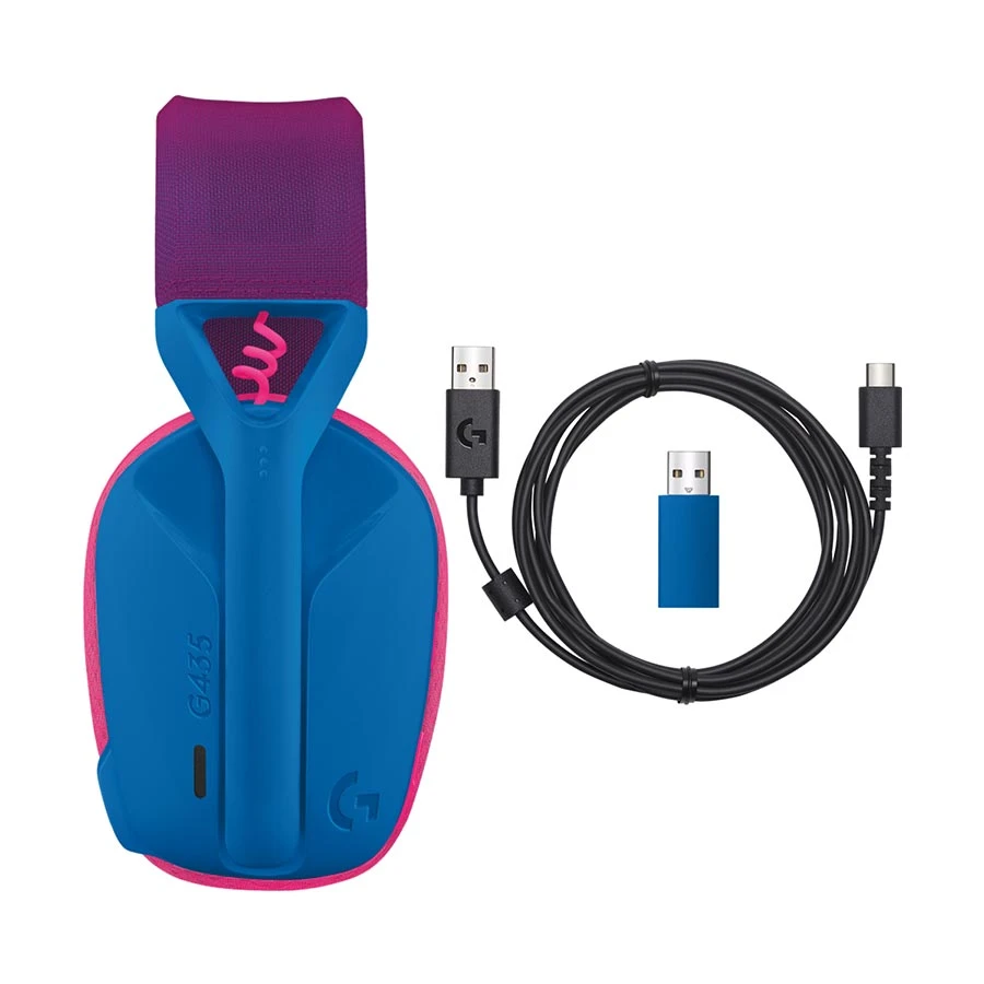 Buy Logitech G435 Bluetooth Gaming Headphone Blue and Raspberry at Best Price In Bangladesh