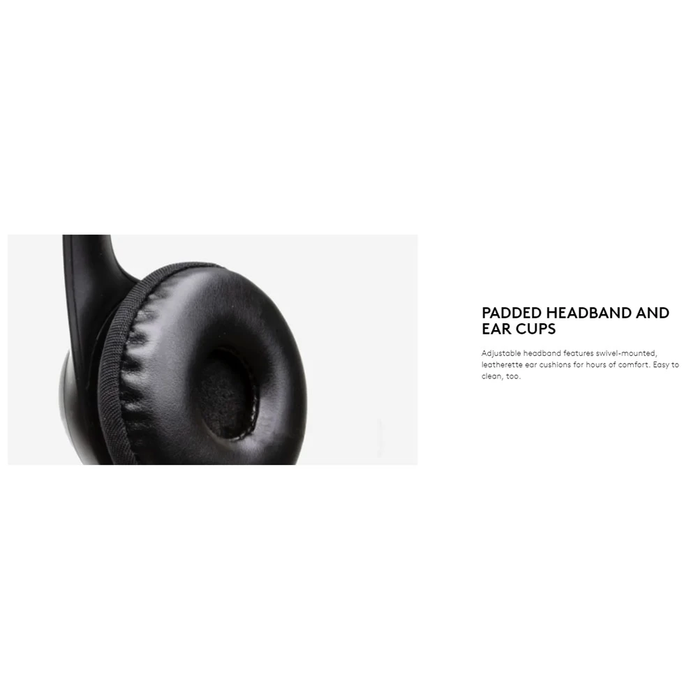 Buy Logitech H390 USB Computer Headphone Black at Best Price In Bangladesh