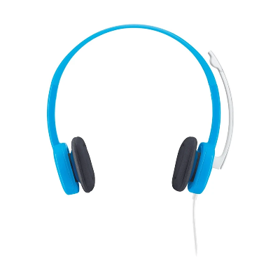 Buy Logitech H150  Headphone (Dual port) Sky Blue at Best Price In Bangladesh