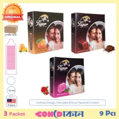 Picture of Tiger Dotted Flavour Combo 3 Packet (9 Pcs)