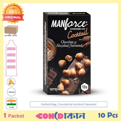 Picture of Manforce Coctail Chocolate & Hazelnut Flavoured 1 Packet (10 Pcs)