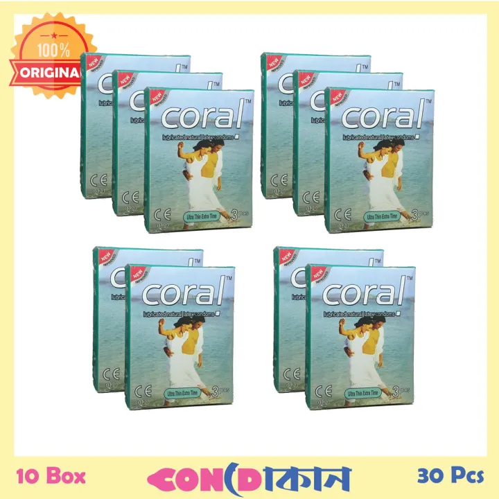 Picture of Coral – Ultra Thin Extra Time Condom 10 Box (30 pcs) -Condom (FBD)