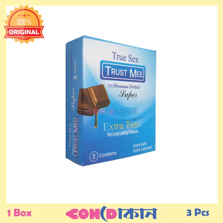 Picture of Trust Me  (Budget Range) Condom Blue 1 Box (3pcs)