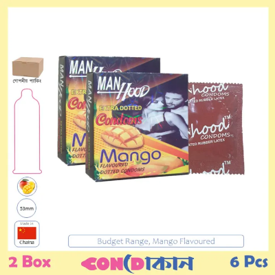 Picture of Manhood (Budget Range) Condom Mango 2 Box (6 Pcs)