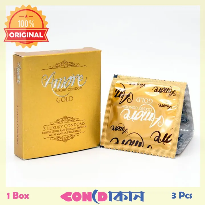 Picture of Amore Luxury Condom Gold 1 Box (3 pcs)