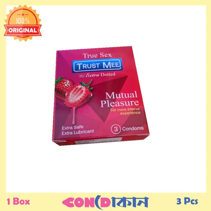Picture of Trust Me (Budget Range) Condom Pink 1 Box (3 Pcs)