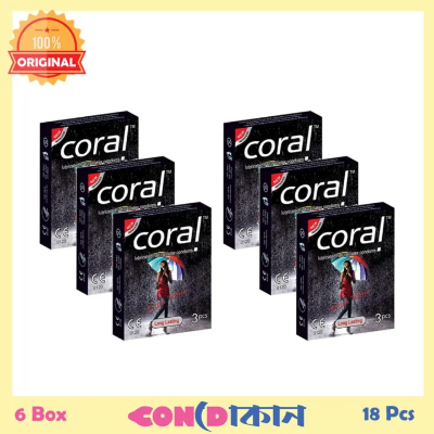 Picture of Coral Long Lasting Extra Time Condom 6 Box ( 18 Pcs ) -Condom