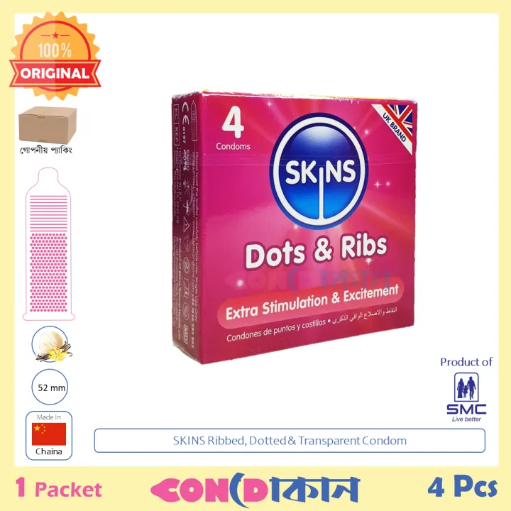Picture of SKINS Dots & Ribs 1 pack (4 pcs)