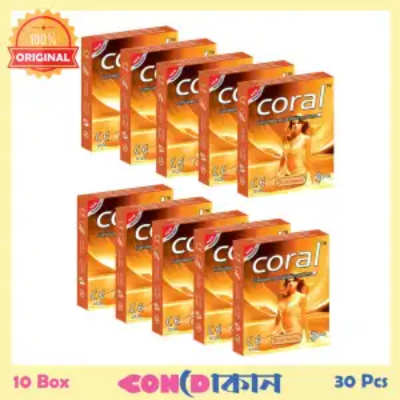Picture of Coral 3 Fruits Flavor Condom 10 Box ( 30 Pcs ) -Condom