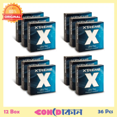Picture of Xtreme Ultra Thin Premium Condom 12 Box (36 Pcs) -Condom