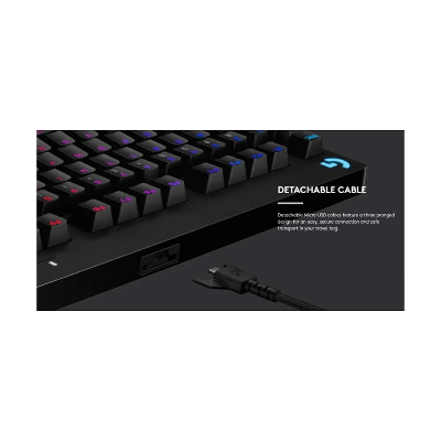 Buy Logitech Pro Wired Mechanical RGB Backlit Gaming Keyboard (GX Blue Clicky Switch)  at Best Price In Bangladesh