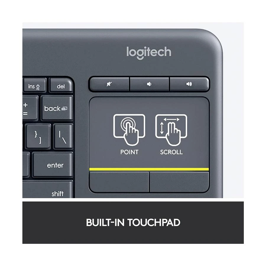 Buy Logitech Touch K400 PLUS Wireless Keyboard at Best Price In Bangladesh