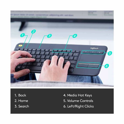 Buy Logitech Touch K400 PLUS Wireless Keyboard at Best Price In Bangladesh