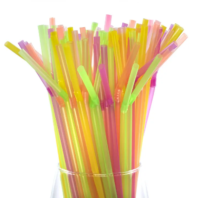 Picture of Flexible Straws for Drinking / Crafting - 100 Piece [Pack]