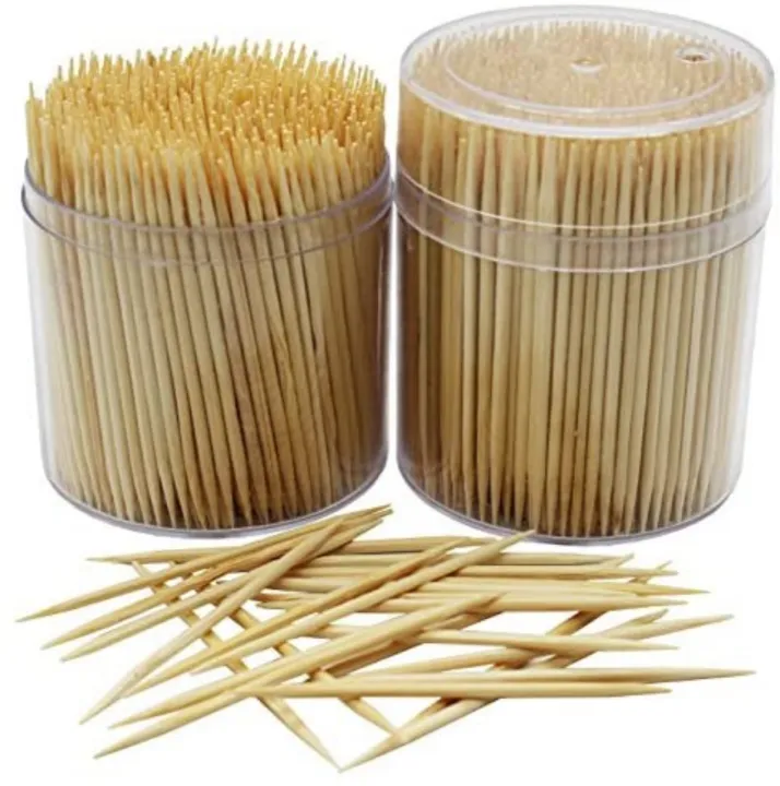 Picture of Bamboo Toothpicks (Medium) 2 Jar